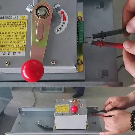 防火阀执行机构接线端子与反馈信号检测